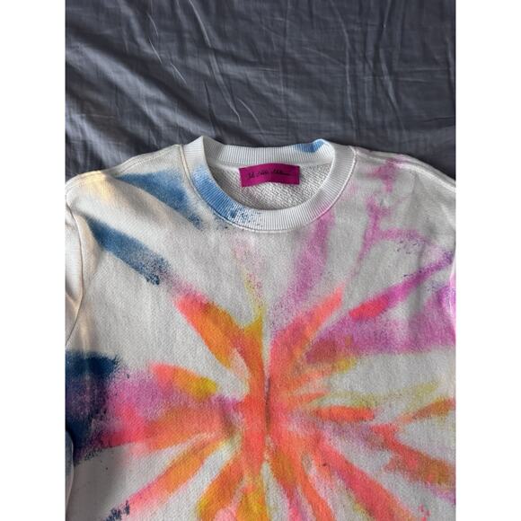 The Elder Statesman Tie-Dye Crewneck Sweater Medium - Picture 2 of 8
